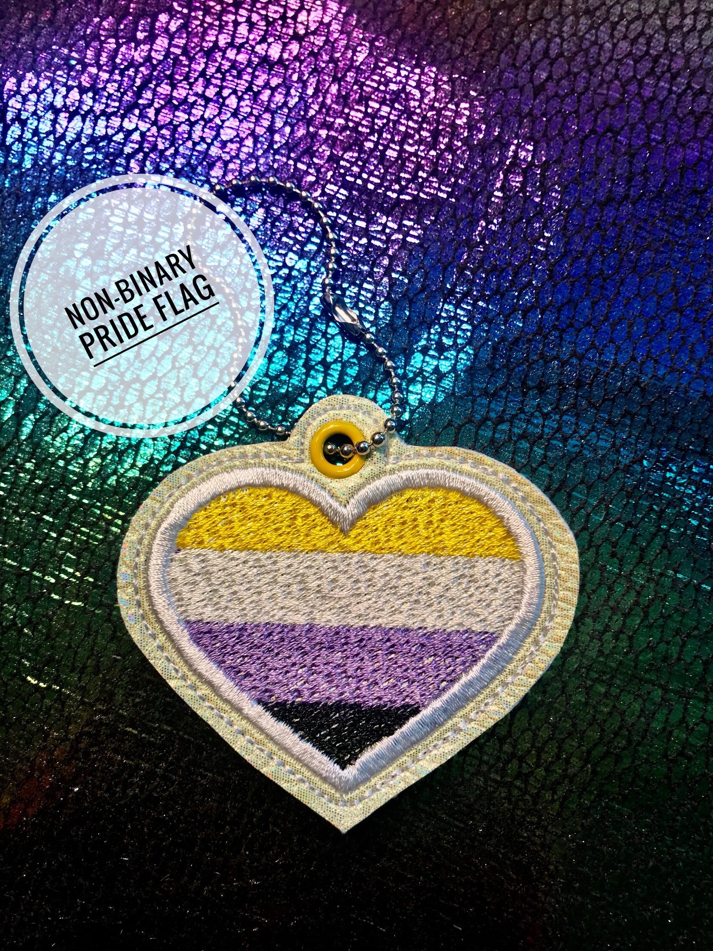 LGBTQ+ Snap Tab & Eyelet Fob