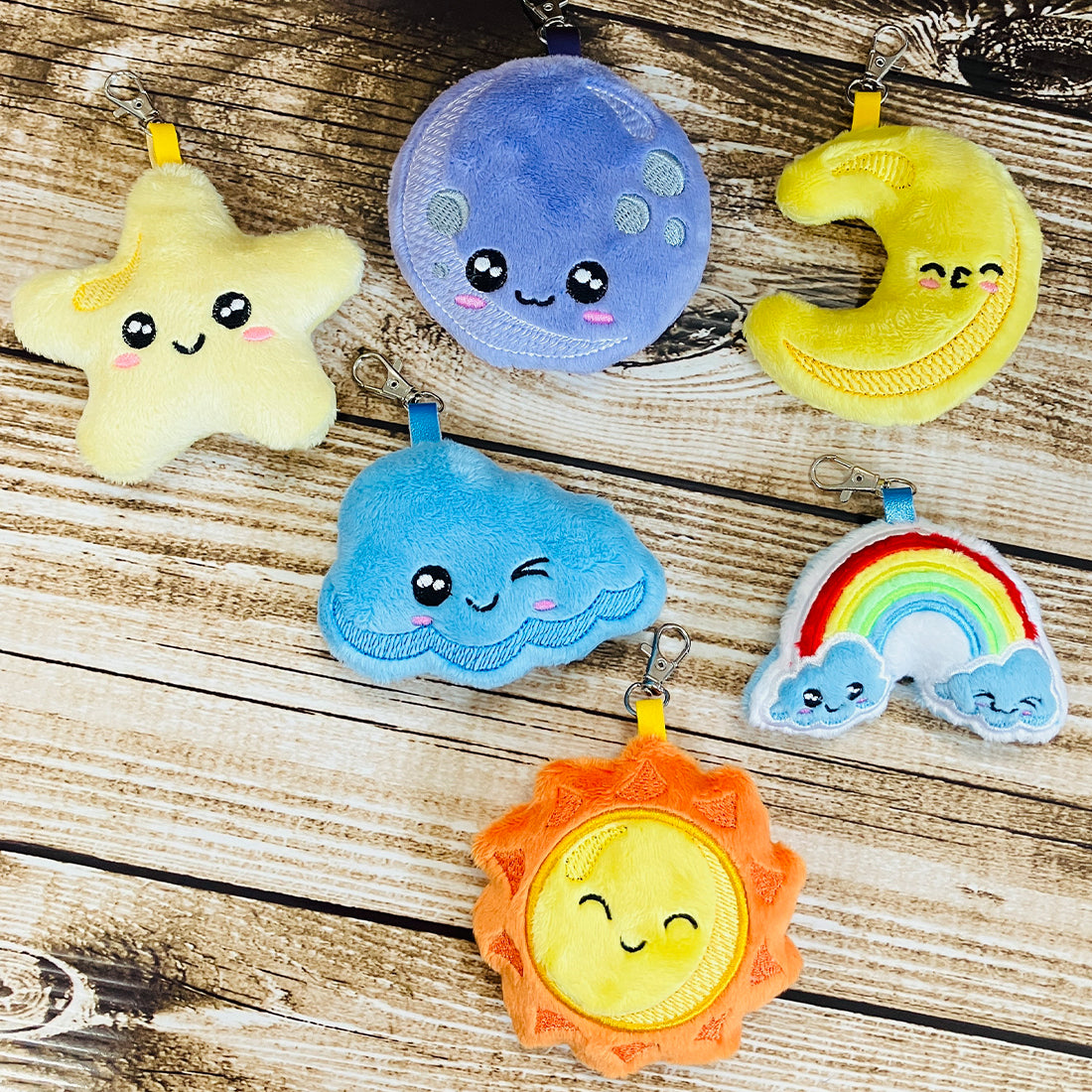 Sky Set of 6 Plushie