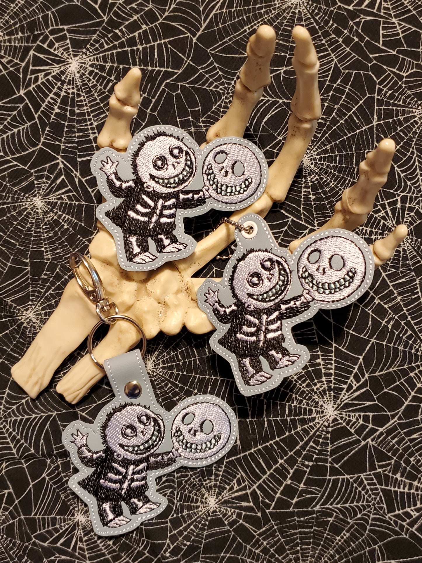 Trick or Treaters Set of Eyelet Fob, Feltie & Snap Tab