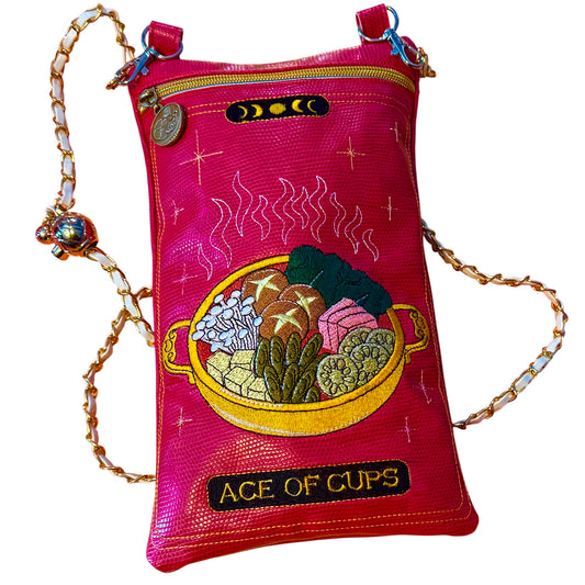 Ace of Cups Tarot Card Zipper Bag