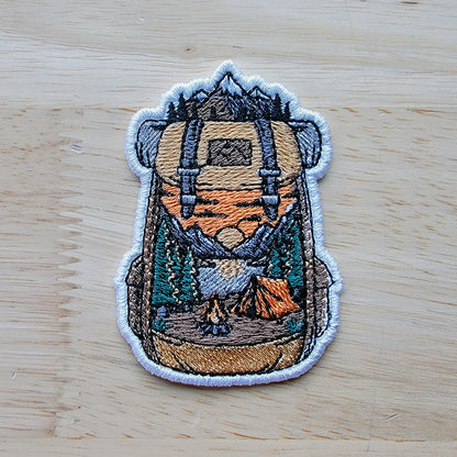 Adventure Patch Embroidery Design