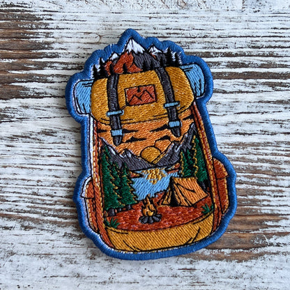 Adventure Patch Embroidery Design