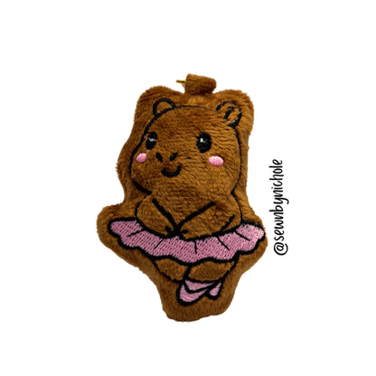 Ballet Dancer Capybara Plushie