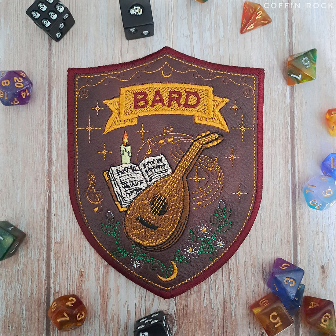 Bard Patch Embroidery Design