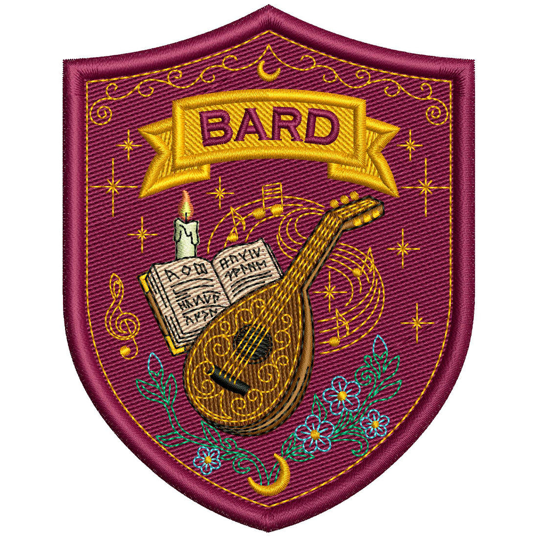 Fantasy Class Patch Set of 13 Embroidery Designs