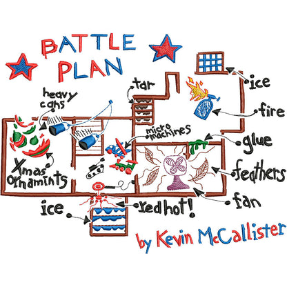 Battle Plan Embroidery Design