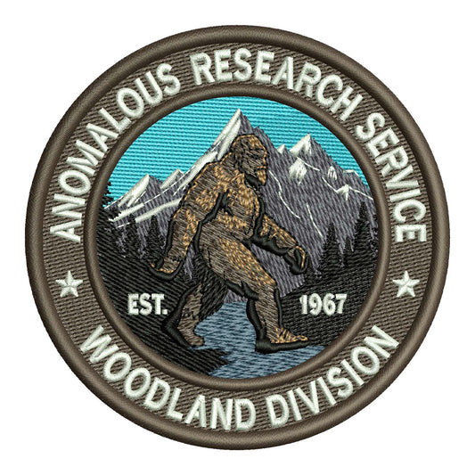 Bigfoot Patch Embroidery Design