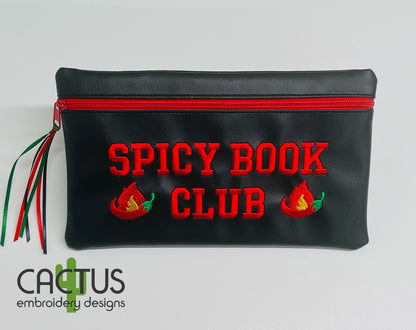 Book Club Embroidery Design