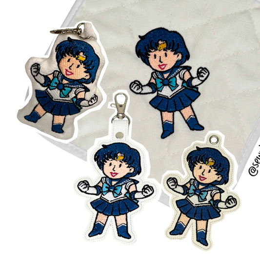 Vault Mercury Bundle of Embroidery Design, Bag Tag & Plushie