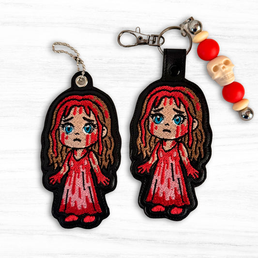 Carrie Snap Tab & Eyelet Fob