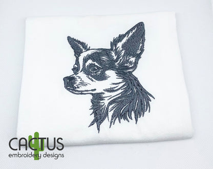 Chihuahua Embroidery Design