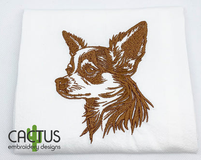 Chihuahua Embroidery Design