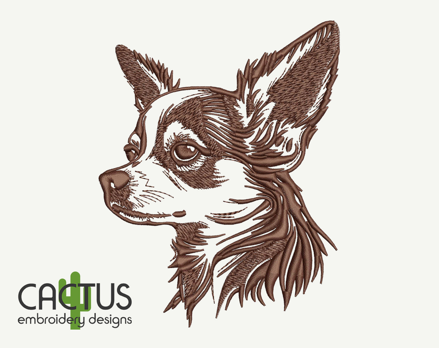 Chihuahua Embroidery Design