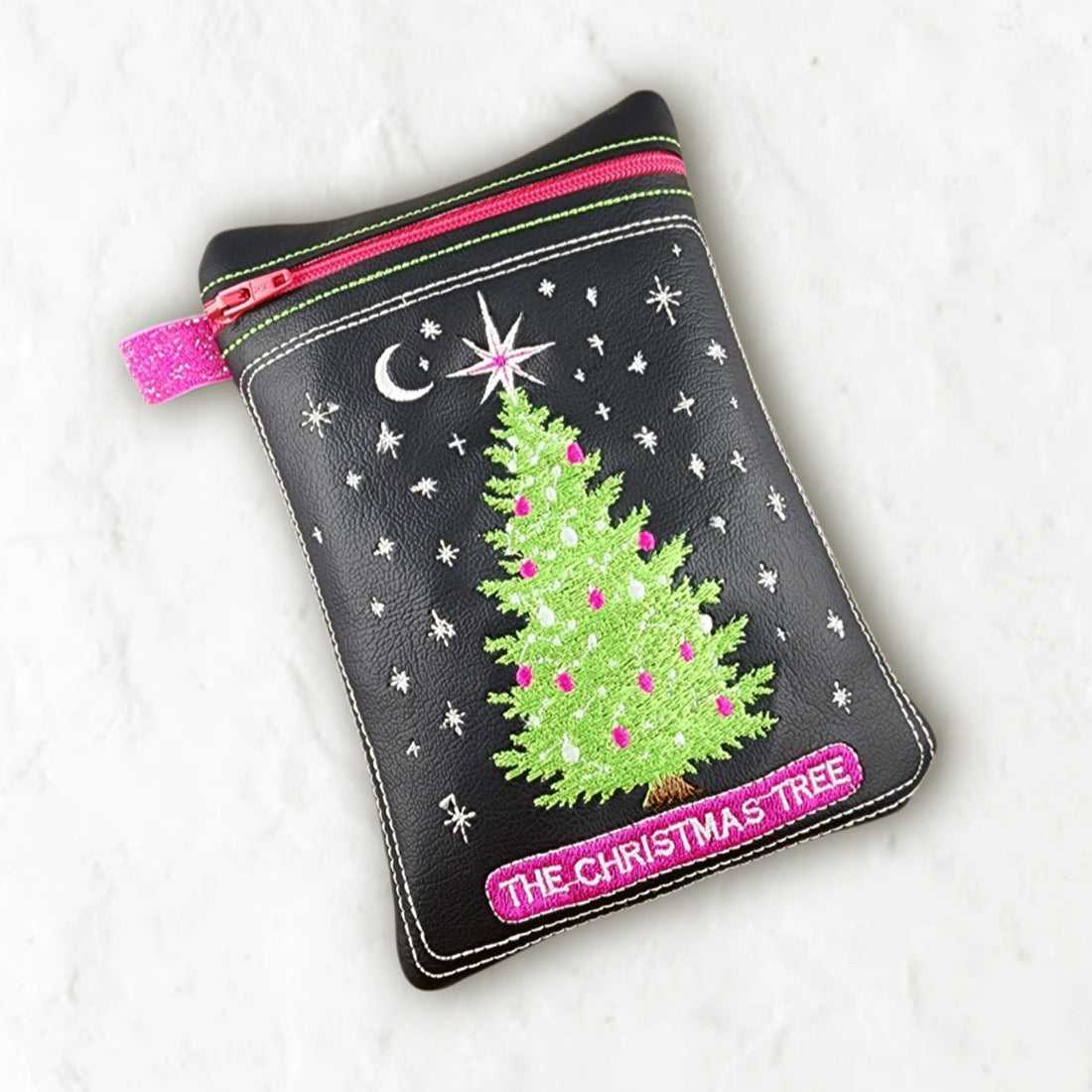 Christmas Tree Card Zipper Bag
