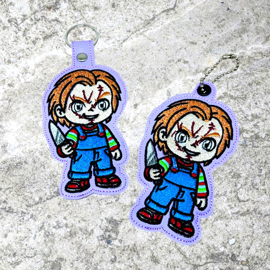 Chucky Snap Tab & Eyelet Fob