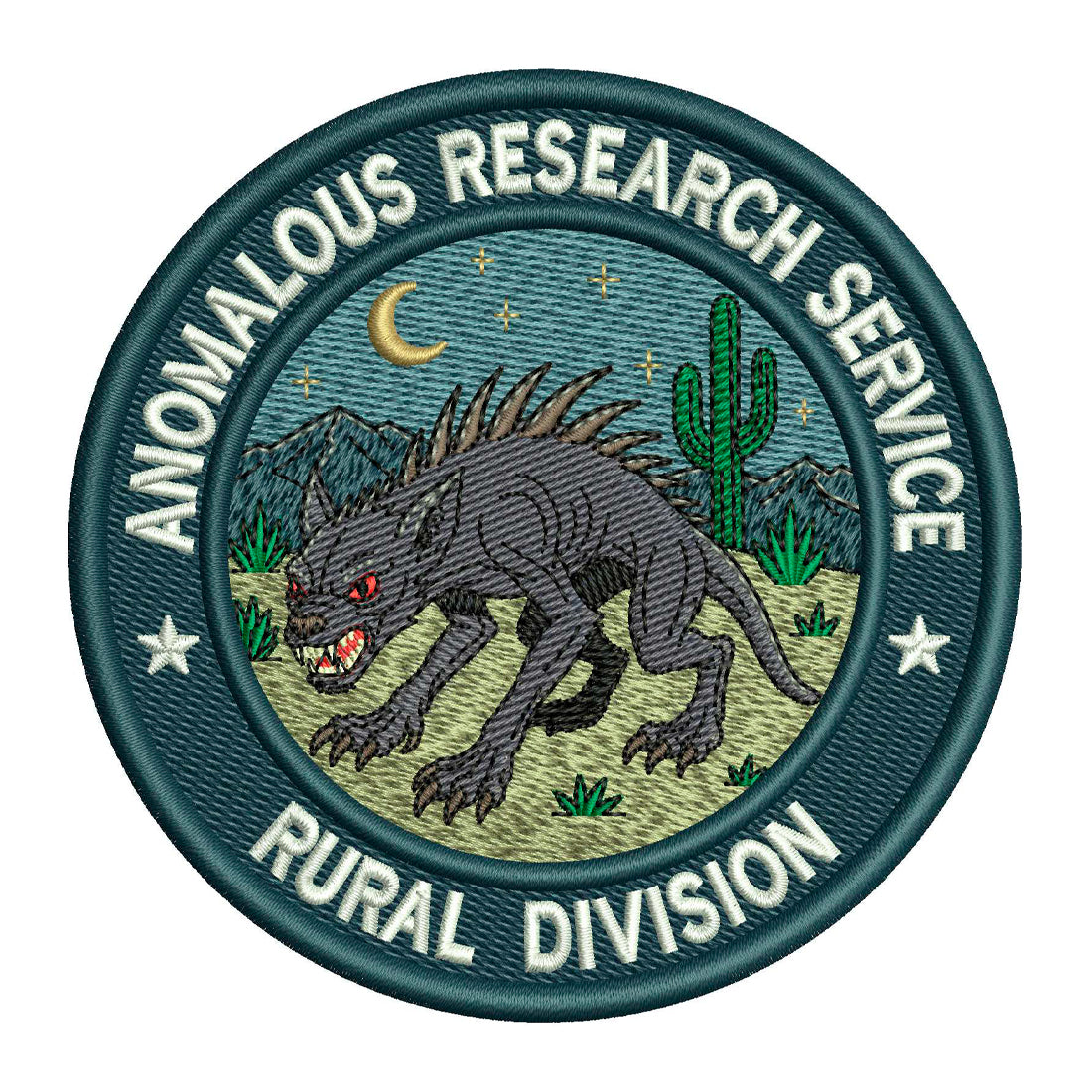 Chupacabra Patch Embroidery Design