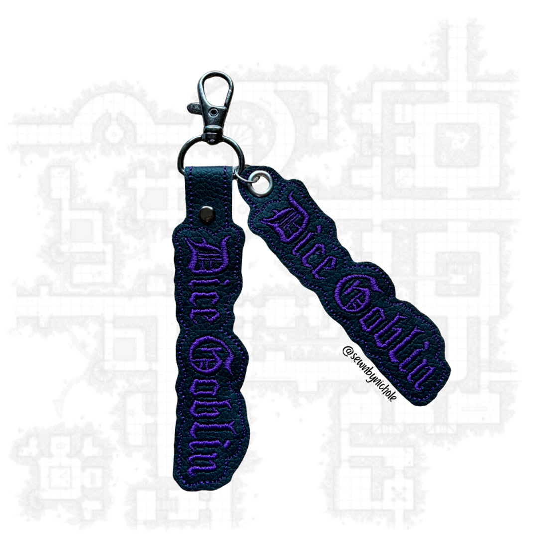 Classes 4th Bundle of Eyelet Fob & Snap Tab (Dice Goblin, Dungeon Master, Loot Goblin, Storyteller)