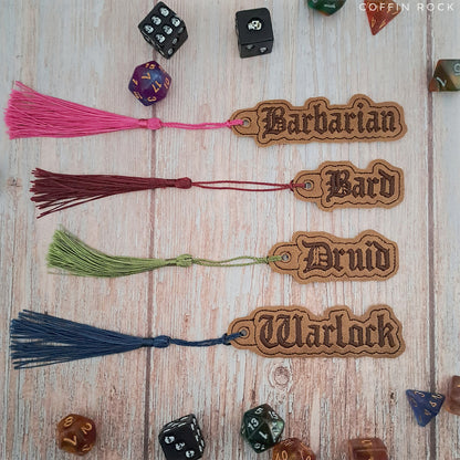 Classes 1st Bundle of Eyelet Fob & Snap Tab (Barbarian, Bard, Druid, Warlock)