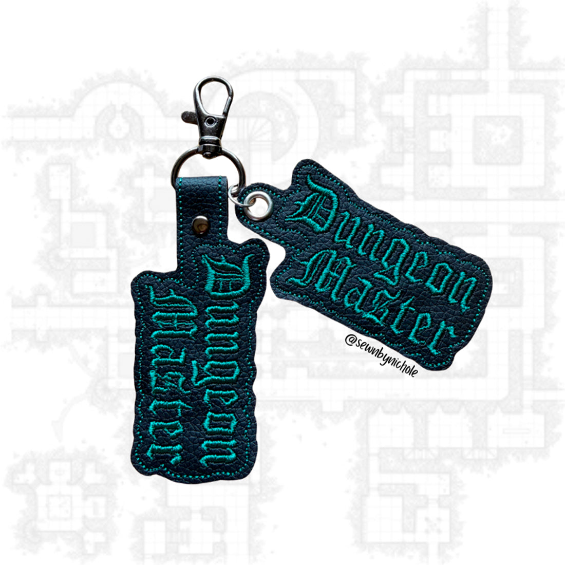 Classes 4th Bundle of Eyelet Fob & Snap Tab (Dice Goblin, Dungeon Master, Loot Goblin, Storyteller)