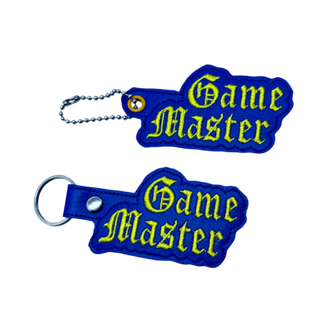 Classes 4th eyelet fob and snap tab bundle embroidery design - Dice Goblin, Game Master, Loot Goblin, Storyteller