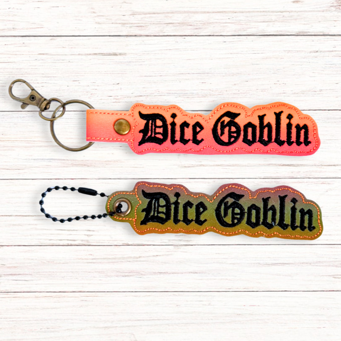 Classes 4th Bundle of Eyelet Fob & Snap Tab (Dice Goblin, Dungeon Master, Loot Goblin, Storyteller)