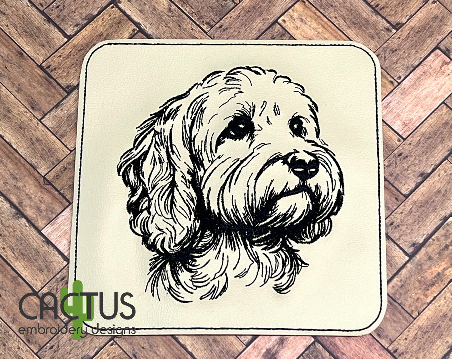 Cockapoo Embroidery Design