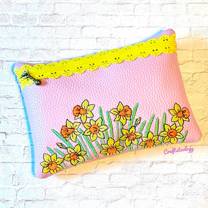 Daffodils Zipper Bag