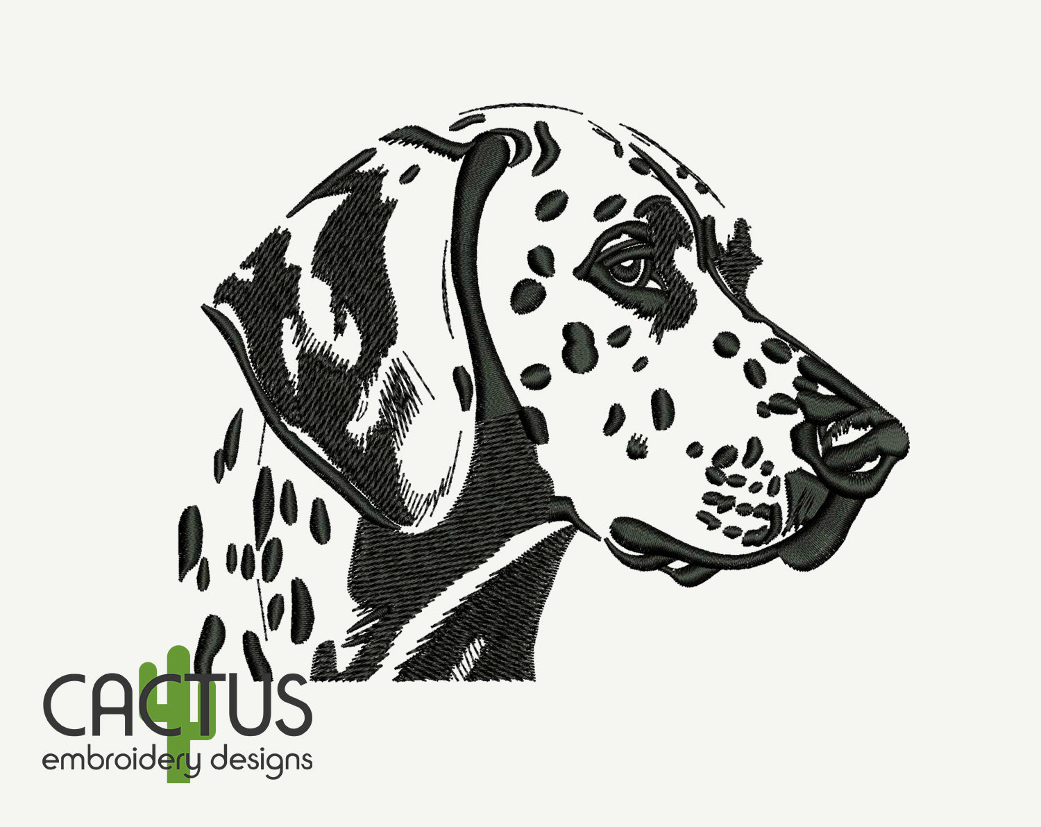 Dalmatian Embroidery Design – Cactus Embroidery Designs