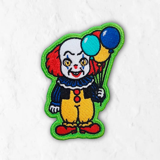 Dancing Clown Patch Embroidery Design