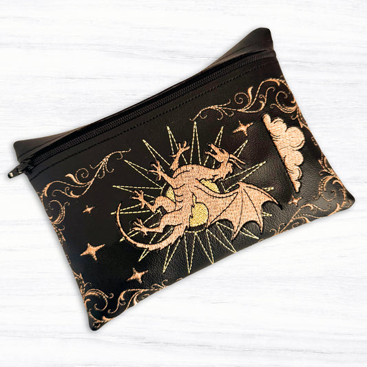 Dragon Book Zipper Bag
