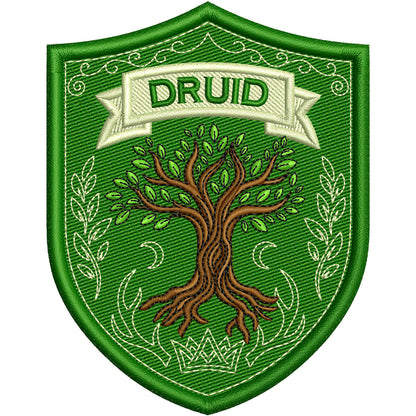 Druid Patch Embroidery Design