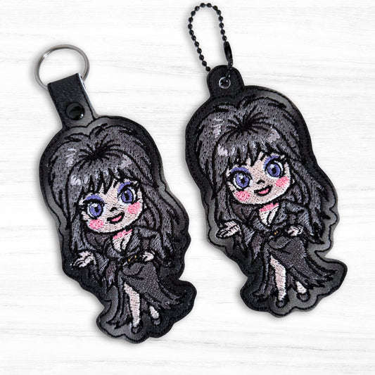 Elvira Snap Tab & Eyelet Fob