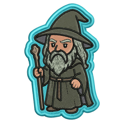 The Grey Wanderer Patch Embroidery Design