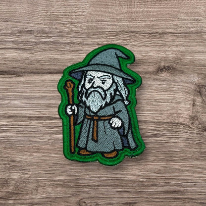 The Grey Wanderer Patch Embroidery Design