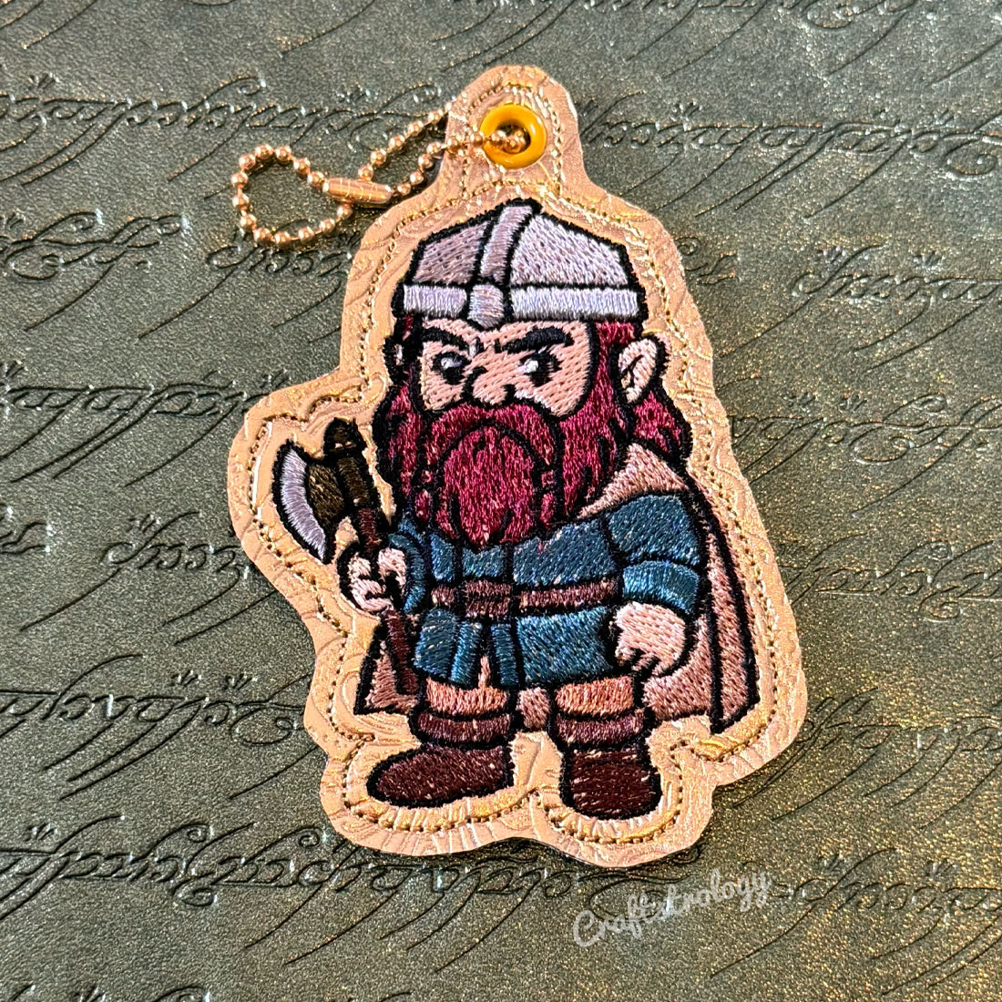 Gnome Snap Tab & Eyelet Fob