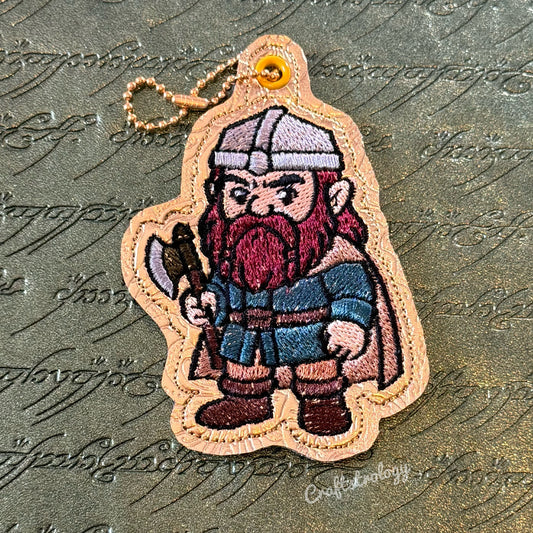 Gnome Snap Tab & Eyelet Fob