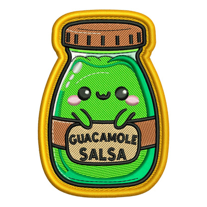 Guacamole Salsa Patch Embroidery Design