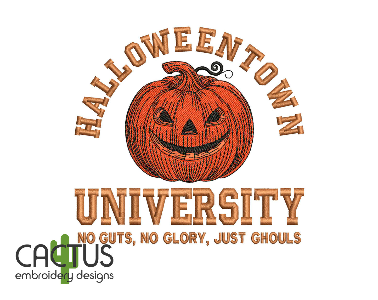 Halloweentown University Embroidery Design