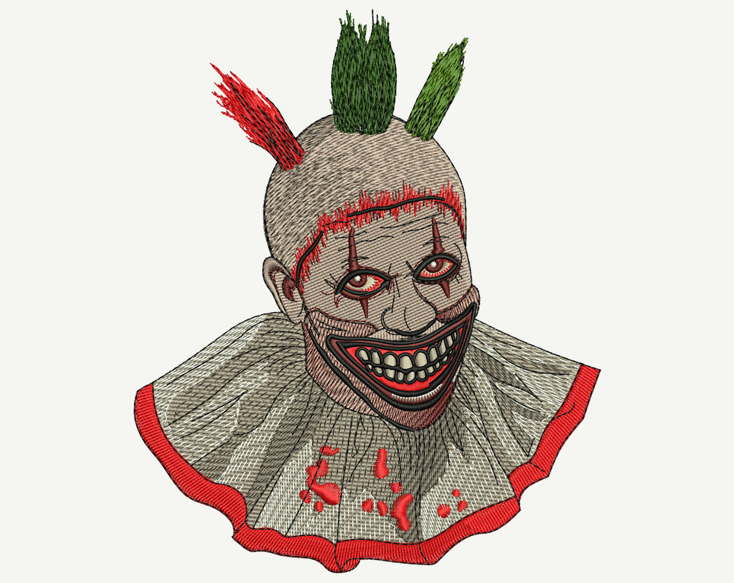 Happy Clown Embroidery Design