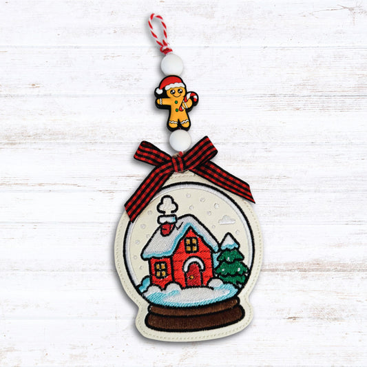 House Snowball Ornament