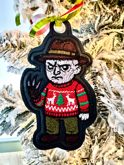 Freddy in a Sweater Ornament