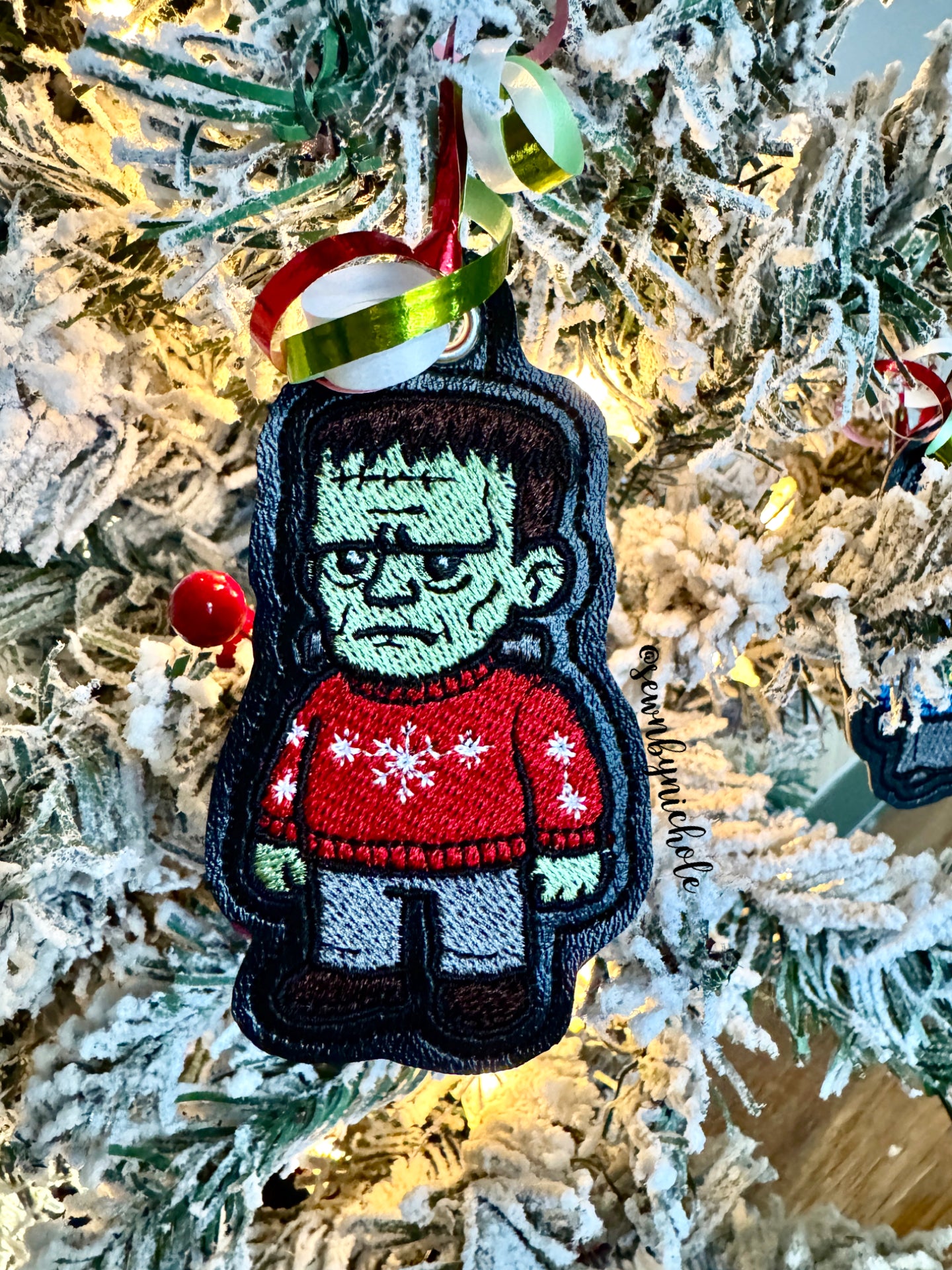 Frank in a Sweater Ornament