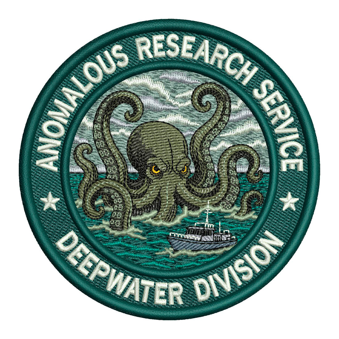 Kraken Patch Embroidery Design