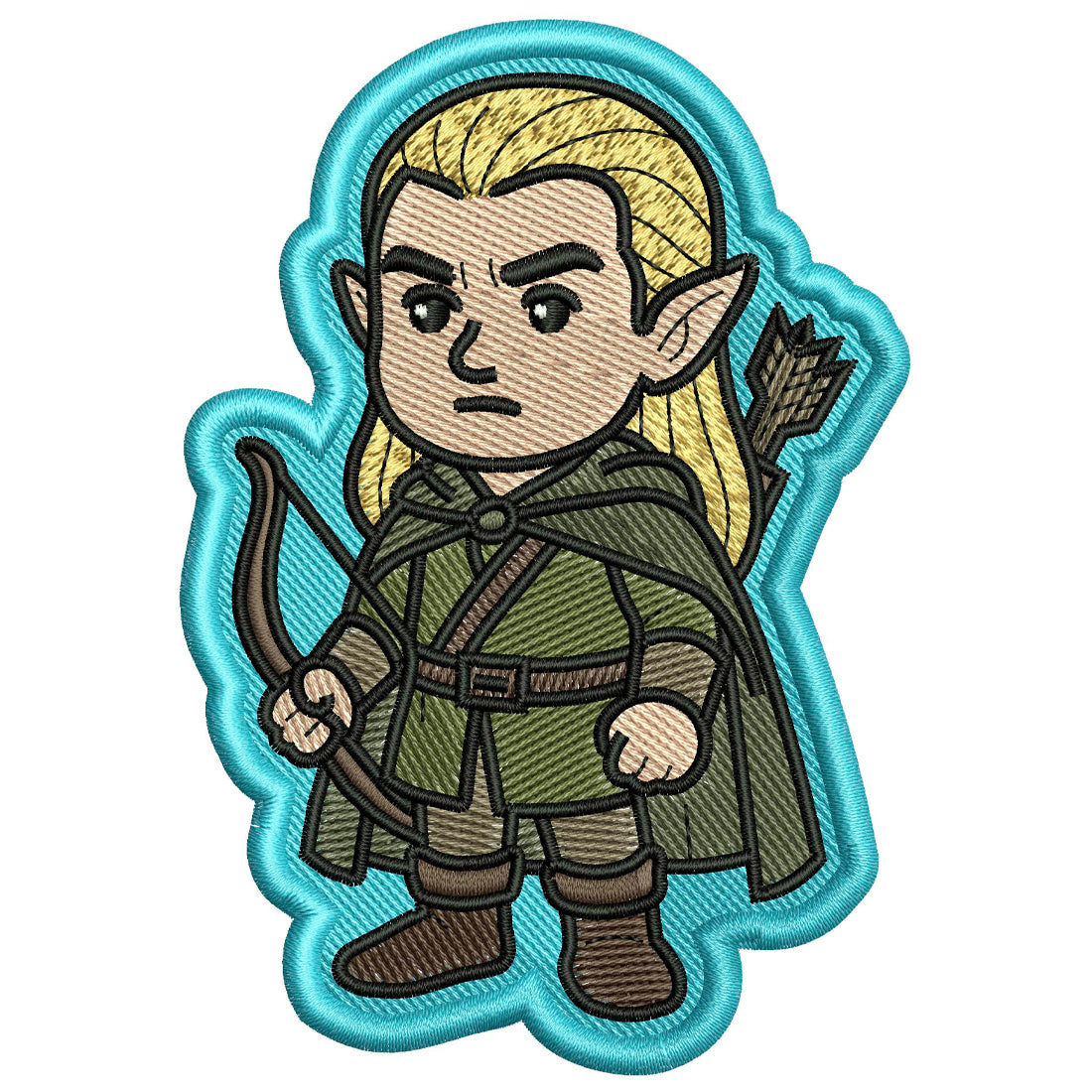 Elf Patch Embroidery Design