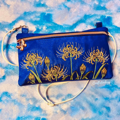 Spider Lily Zipper Bag