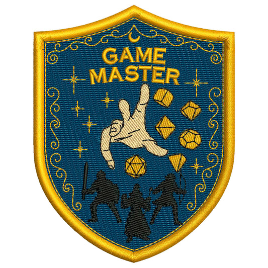 Game Master Patch Embroidery Design