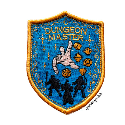 Dungeon Master Patch Embroidery Design