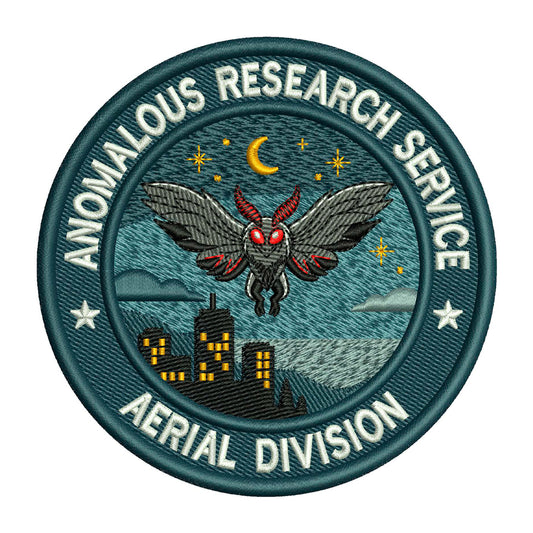 Mothman Patch Embroidery Design