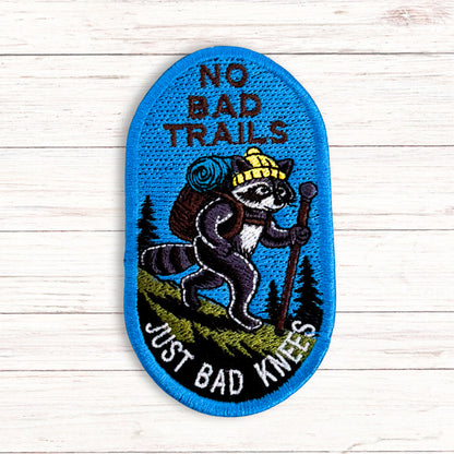 No Bad Trails Patch Embroidery Design