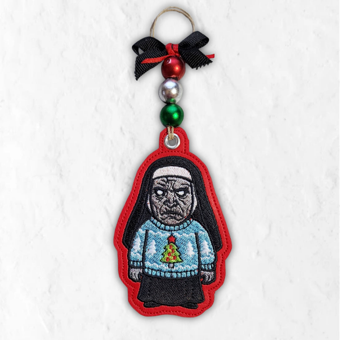 Nun in a Sweater Ornament